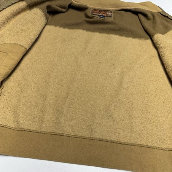 Prana Sweatshirt Mens M 21x25 Brown Full Zip - Picture 12 of 14